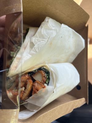 Korean wrap  at The Green Edge Cafe and Store in Windsor