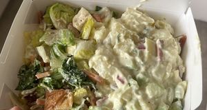 Ceasar and potato salads   at The Green Edge Cafe and Store in Windsor