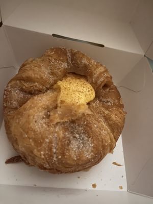 Custard croissant doughnut thing  at The Green Edge Cafe and Store in Windsor