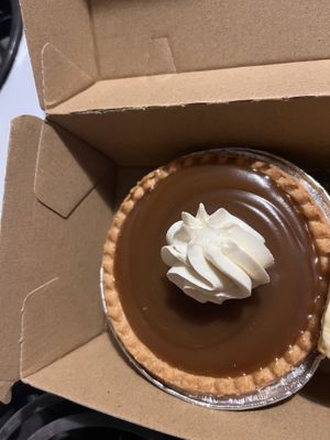 Carmel tart   at The Green Edge Cafe and Store in Windsor