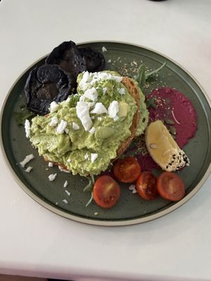 Avo Toast   at The Green Edge Cafe and Store in Windsor