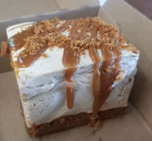 Delicious Biscoff cheesecake at The Green Edge Cafe and Store in Windsor