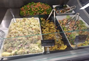 Deli salads atm at The Green Edge Cafe and Store in Windsor