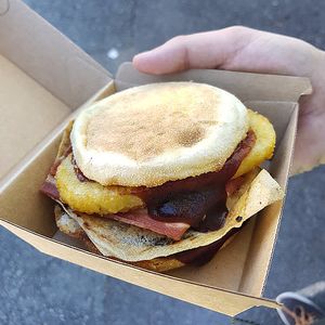 Bacon & Egg MocMuffin at The Green Edge Cafe and Store in Windsor