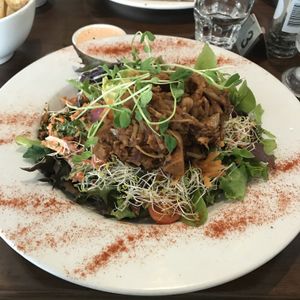 Pulled jackfruit salad  at The Green Edge Cafe and Store in Windsor