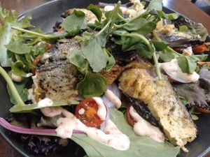 Mushroom salad at The Green Edge Cafe and Store in Windsor