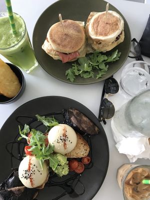 Bac’n & Egg MocMuffin, Sausage & Egg MocMuffin, Poachies  at The Green Edge Cafe and Store in Windsor
