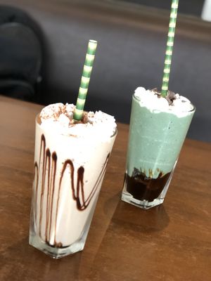 Snicker and mint chocolate chip  at The Green Edge Cafe and Store in Windsor