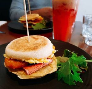 Egg mockmuffin 💚 at The Green Edge Cafe and Store in Windsor