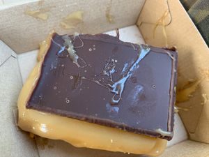 Caramel Slice at The Green Edge Cafe and Store in Windsor