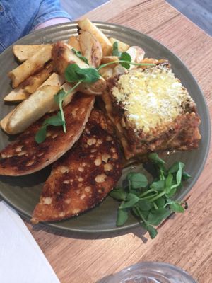 Housemade Lasagna at The Green Edge Cafe and Store in Windsor
