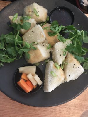 Salt and Pepper Tofu Starter at The Green Edge Cafe and Store in Windsor