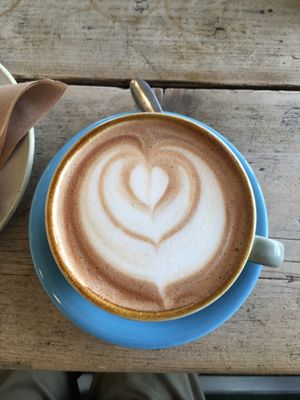 Ambericano with oat milk at Down to Earth Coffee in Brighton