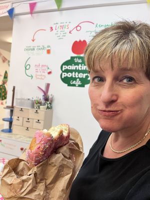   at Down to Earth Coffee in Brighton