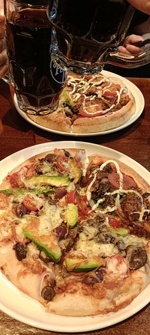 Vegetable and vegan pizzas. at Peppes Pizza in Narvik