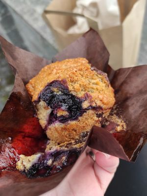 Blueberry and chocolate muffin 😍 at Vegano  in Galway