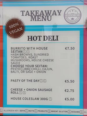 Hot deli at Vegano  in Galway