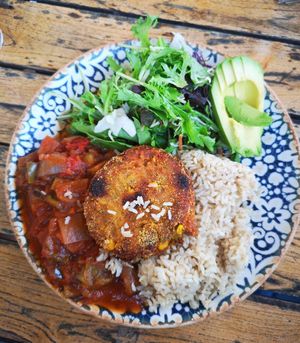 Plate of Joy! with extra avocado at Settlers Tavern in Margaret River