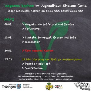 März 2024 at Jugendhaus Shalom in Gera