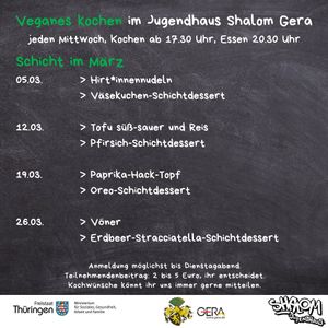 März 2025 at Jugendhaus Shalom in Gera