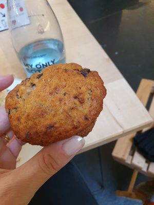 Banana chocolate muffin at Cool Beans in Basel