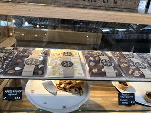 Vegan chocolate and cake  at Cool Beans in Basel