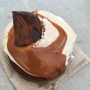 Salted caramel doughnut at Miuccia Luxe Cakes in Quezon City