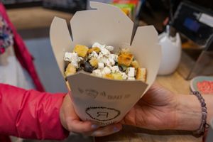 Salad boxes  at Rukkola in Budapest