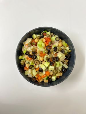 Insalata mediterranea at Rukkola in Budapest