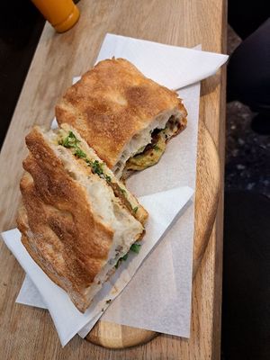 Focaccia at Rukkola in Budapest