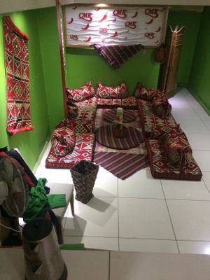 Lovely floor seating area. There are also tables and chairs upstairs. Or you can order for take away at CMR Cig Kofte in Kyrenia