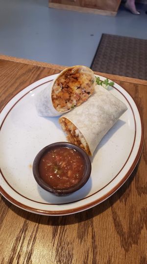 Burrito at Simpleton Cafe in Sacramento