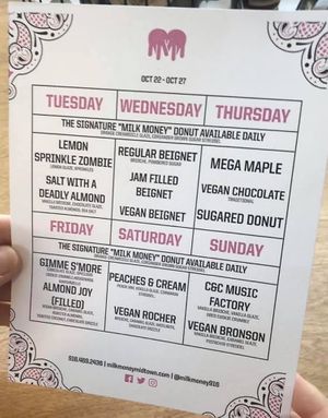 Weekly donuts  at Simpleton Cafe in Sacramento