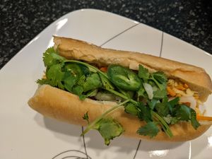 Vegan Vietnamese sandwich at V Kitchen in Ann Arbor