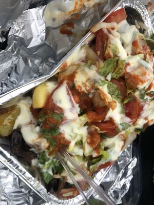 The photo doesn’t do it justice; it’s absolutely amazing.  at Helin's Döner in Amsterdam