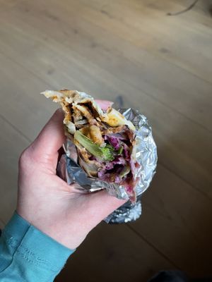 Turkish pizza   at Helin's Döner in Amsterdam