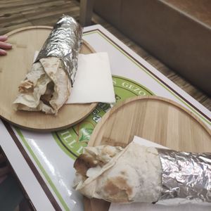 vegan dürüm at Helin's Döner in Amsterdam