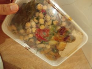 Some of their salad selection, I really enjoyed the potatoes and chickpeas at Helin's Döner in Amsterdam