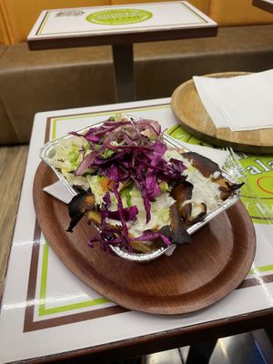 Bit crispy this time but still good!  at Helin's Döner in Amsterdam