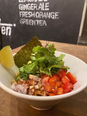 Shibuya Mazemen at Vegan Ramen Mei in Puerto Vallarta