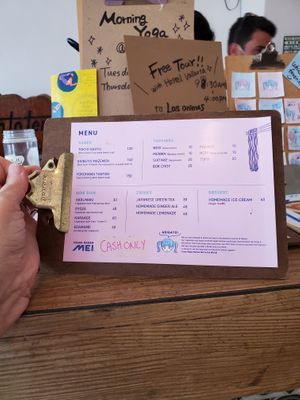 Complete menu at Vegan Ramen Mei in Puerto Vallarta