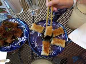 Gyoza at Vegan Ramen Mei in Puerto Vallarta