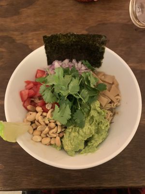 Shibuya Mazemen at Vegan Ramen Mei in Puerto Vallarta