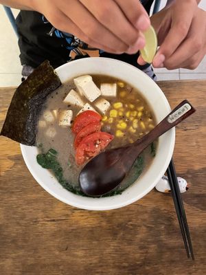 Tokyo Soshu at Vegan Ramen Mei in Puerto Vallarta