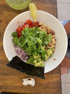Marinated Noodles 🍜  at Vegan Ramen Mei in Puerto Vallarta