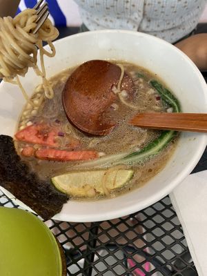 Tokyo Shoyu at Vegan Ramen Mei in Puerto Vallarta