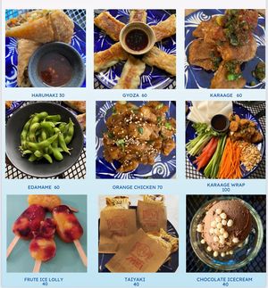 Menu at Vegan Ramen Mei in Puerto Vallarta