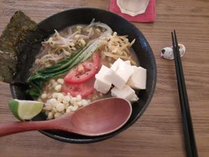 Tokyo Shoyu + added tofu at Vegan Ramen Mei in Puerto Vallarta