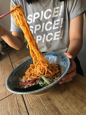 Korean Bibin-men at Vegan Ramen Mei in Puerto Vallarta