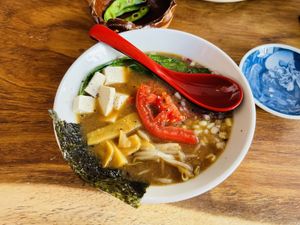 Ramen with Tofu  at Vegan Ramen Mei in Puerto Vallarta